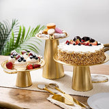 Best Gold Cake Stand Set of 3 - Cheap Cupcake Stand Set